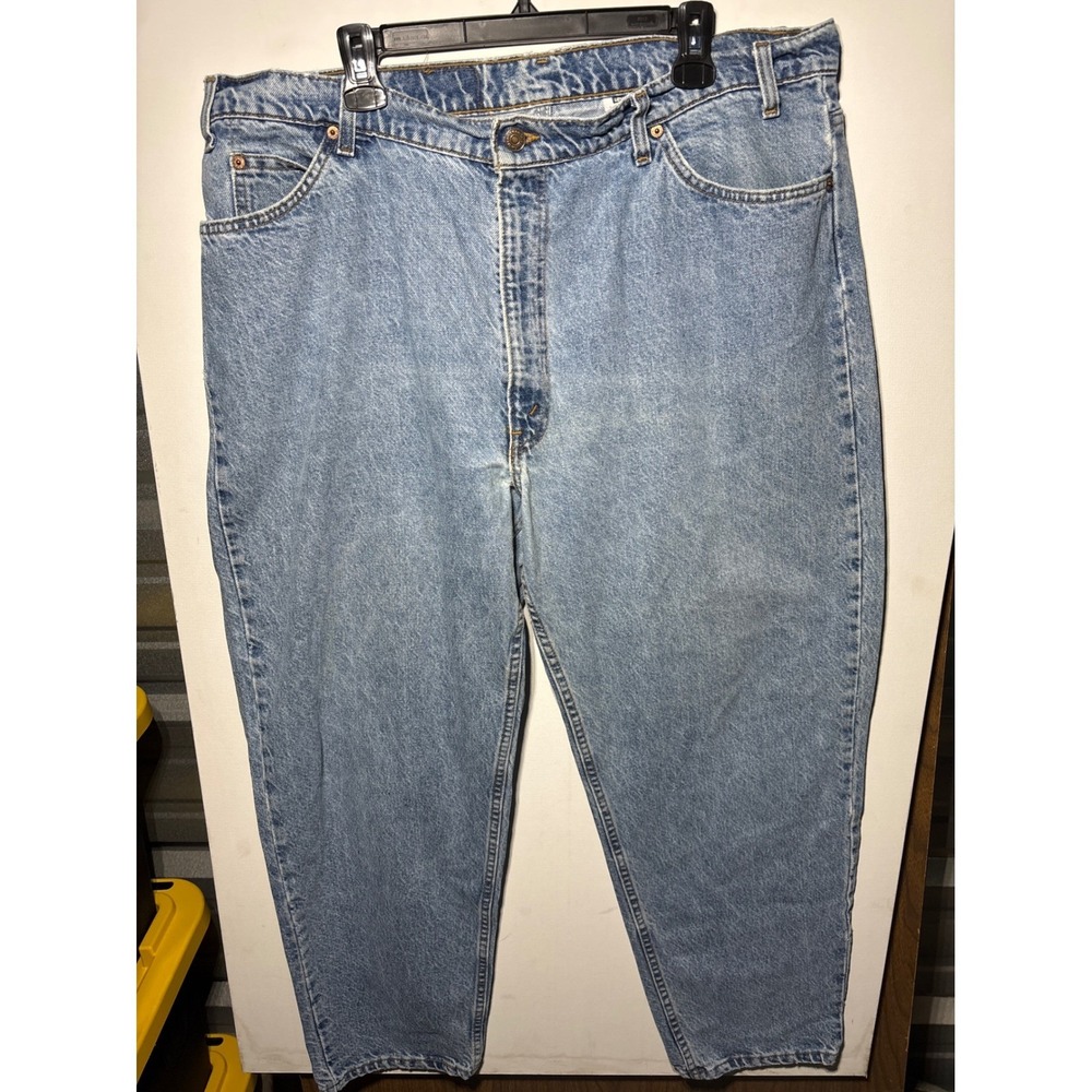 Vintage Levis 560 Mens 42x30 Loose Fit Tapered Leg‎ Blue Denim 90s Jeans